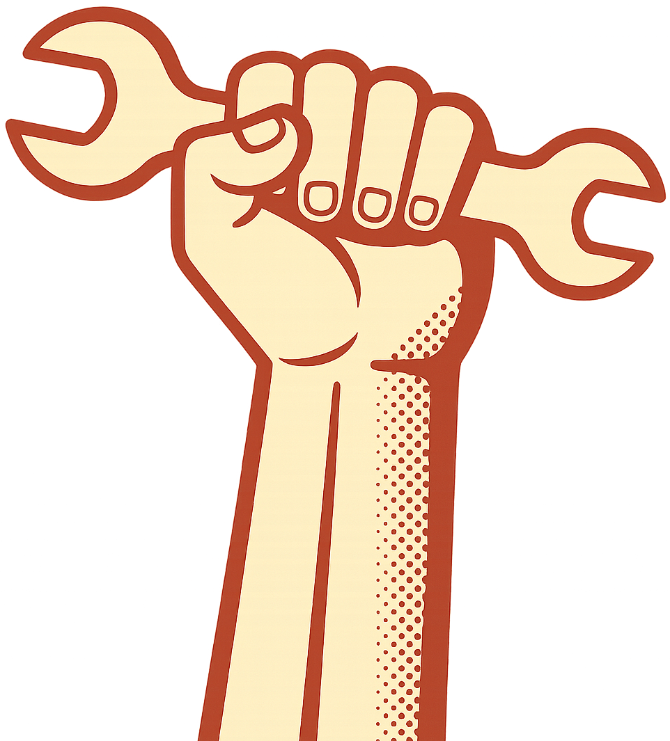 Мастер по ремонту холодильников с инструментом